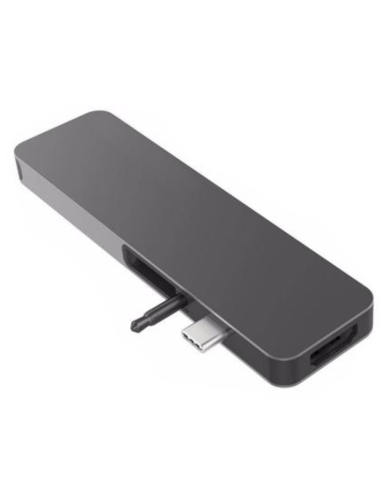 HYPER GN21D-GRAY base para portátil y replicador de puertos Gris