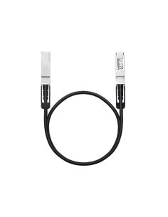 Mikrotik XS+DA0001 Cable de fibra óptica e InfiniBand 1 m SFP/SFP+/SFP28 Negro