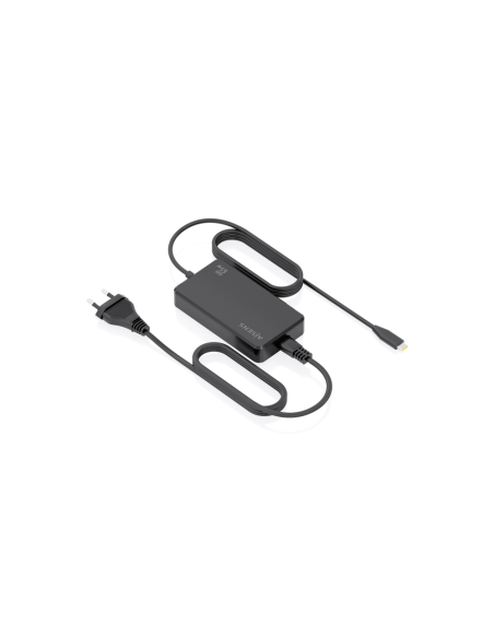 AISENS Cargador De Sobremesa GaN 65W PD3.0 1xUSB-C 1.8m, Negro