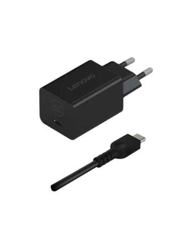Lenovo 40AWGN65EU adaptador e inversor de corriente Interior Negro