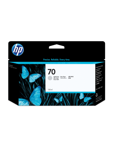 HP Cartucho de tinta DesignJet 70 gris claro de 130 ml
