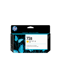 HP Cartucho de tinta DesignJet 728 amarillo de 130 ml