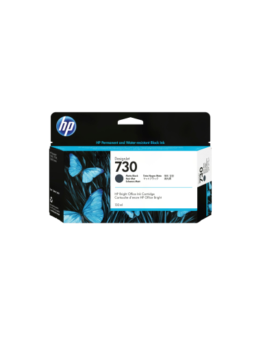 HP Cartucho de tinta DesignJet 730 negro mate de 130 ml
