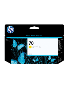 HP Cartucho de tinta DesignJet 70 amarillo de 130 ml