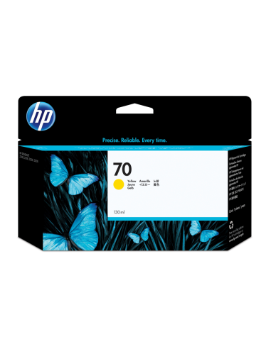 HP Cartucho de tinta DesignJet 70 amarillo de 130 ml