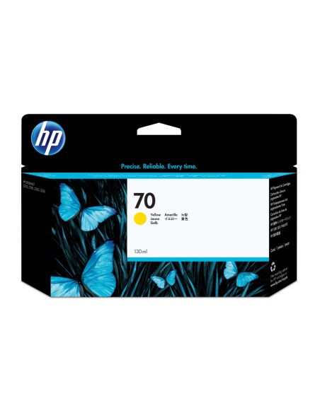 HP Cartucho de tinta DesignJet 70 amarillo de 130 ml