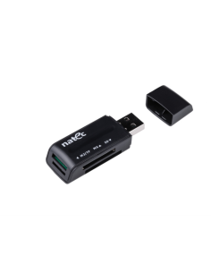 NATEC ANT 3 Mini lector de tarjeta USB 2.0 Negro