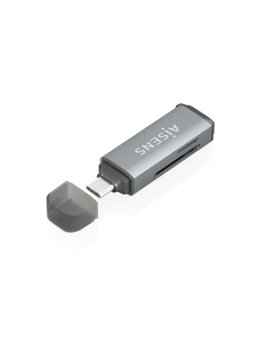 AISENS ASCR-2C10-GR lector de tarjeta USB 3.2 Gen 1 (3.1 Gen 1) Type-C