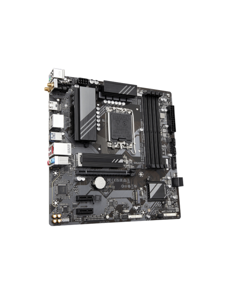 GIGABYTE B760M DS3H AX Placa Base - Compatible con procesadores Intel Core de 14ª generación, VRM digital de 6+2+1 fases, hasta 