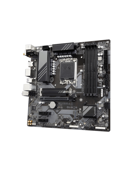 GIGABYTE B760M DS3H AX Placa Base - Compatible con procesadores Intel Core de 14ª generación, VRM digital de 6+2+1 fases, hasta 
