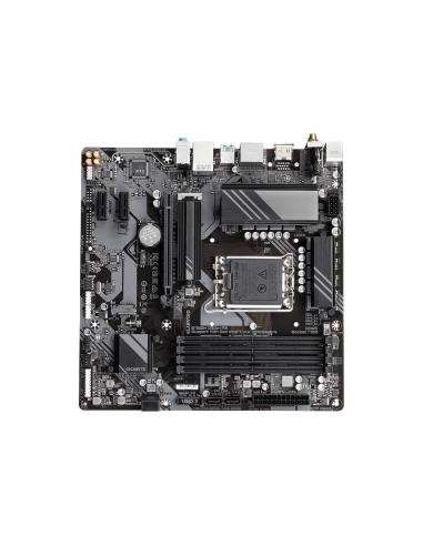 GIGABYTE B760M DS3H AX Placa Base - Compatible con procesadores Intel Core de 14ª generación, VRM digital de 6+2+1 fases, hasta 