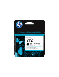 HP Cartucho de Tinta DesignJet 712 negro de 80 ml