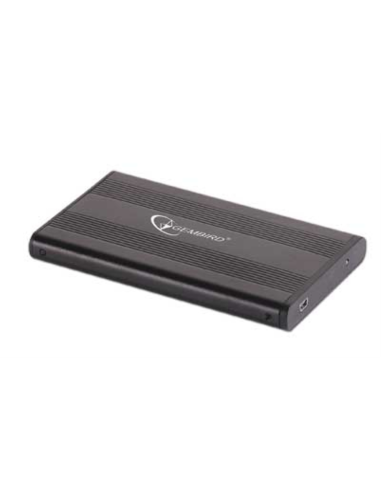 Gembird EE2-U2S-5 caja para disco duro externo Caja de disco duro (HDD) Negro 2.5"