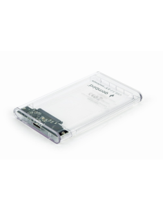 Gembird EE2-U3S9-6 caja para disco duro externo Caja de disco duro (HDD) Transparente 2.5"