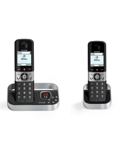 Alcatel F890 Voice Duo zwart Teléfono DECT Identificador de llamadas Negro, Plata