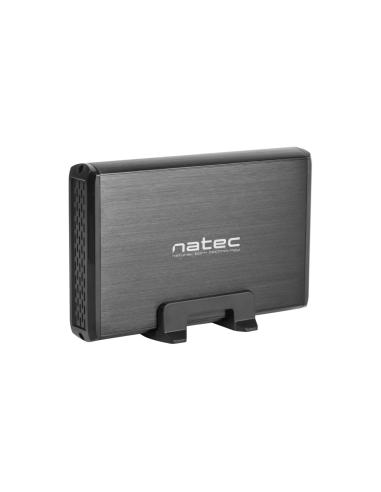 NATEC NKZ-0448 caja para disco duro externo Caja de disco duro (HDD) Negro 3.5"