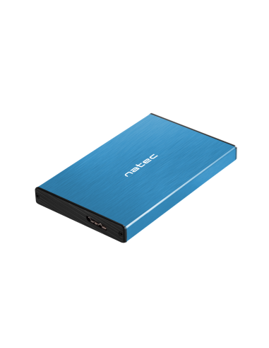 NATEC Rhino GO Carcasa de disco duro/SSD Azul 2.5"