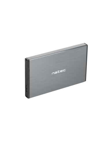 NATEC Rhino GO Carcasa de disco duro/SSD Gris 2.5"