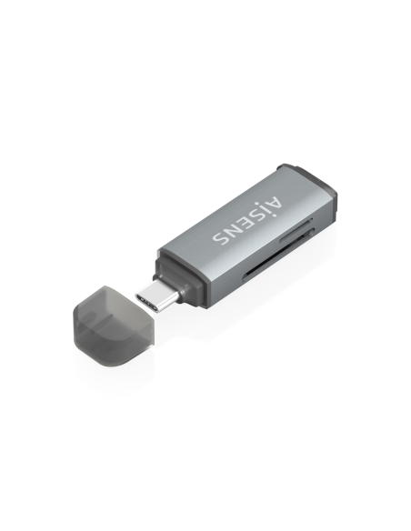 AISENS ASCR-2C10-GR lector de tarjeta USB 3.2 Gen 1 (3.1 Gen 1) Type-C