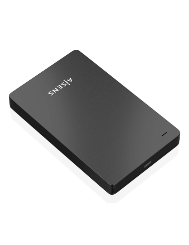 AISENS ASE-2542B caja para disco duro externo Caja de disco duro (HDD) Negro 2.5"
