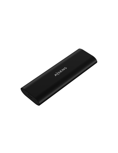 AISENS Caja Externa M.2 (NGFF) ASM2-014B SATA/NVMe A USB3.1 Gen2, Negro