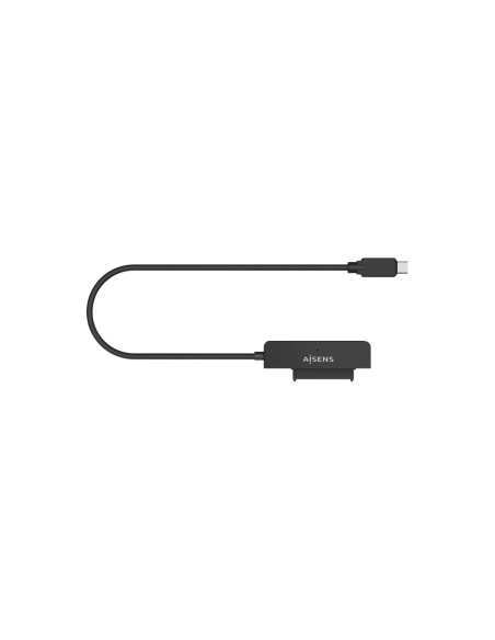 AISENS Adaptador SATA a USB-C USB3.0/USB3.1 Gen1 para Discos Duros 2.5?, Negro