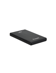 TooQ TQE-2522B caja para disco duro externo Caja de disco duro (HDD) Negro 2.5"