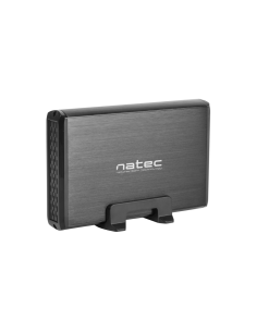 NATEC NKZ-0448 caja para disco duro externo Caja de disco duro (HDD) Negro 3.5"
