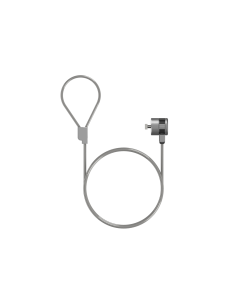 AISENS Cable de Seguridad con Cerradura de Llave para Ordenador, Monitor, Portatil 1.5 m