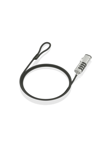 AISENS ASLK-D50N05-BK cable antirrobo Negro 1,5 m