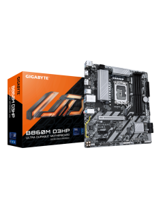 GIGABYTE B860M D3HP Placa base - CPUs Intel Core Ultra, VRM de 4+1+2+1 fases, hasta 9066MHz DDR5, 2xPCIe 4.0 M.2, LAN GbE, USB 3
