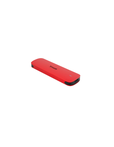 TooQ Caja externa para SSD M.2 NVMe, Rojo