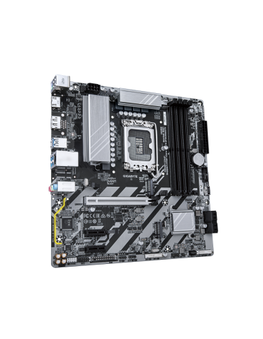 GIGABYTE B860M D3HP Placa base - CPUs Intel Core Ultra, VRM de 4+1+2+1 fases, hasta 9066MHz DDR5, 2xPCIe 4.0 M.2, LAN GbE, USB 3