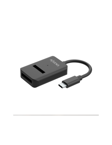 AISENS USB-C Dock M.2 (NGFF) ASUC-M2D011-BK SATA/NVMe A USB3.1 Gen2, Negra