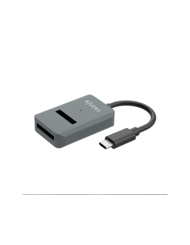 AISENS USB-C Dock M.2 (NGFF) ASUC-M2D012-GR SATA/NVMe A USB3.1 Gen2, Gris