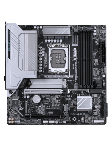 GIGABYTE B860M GAMING X WIFI6E Placa base - CPUs Intel Core Ultra, VRM de 8+1+2+2 fases, hasta 9200MHz DDR5, 1xPCIe 5.0 + 1xPCIe