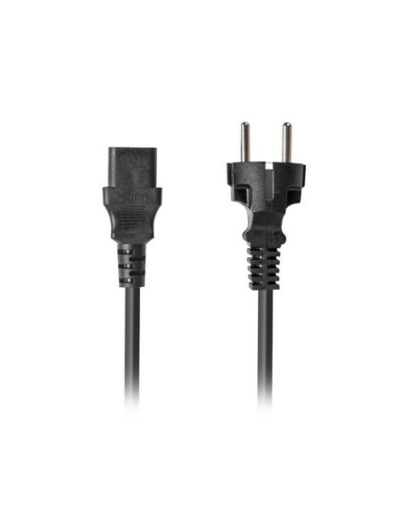 Lanberg CA-C13C-15CC-0018-BK cable de transmisión Negro 1,8 m C13 acoplador CEE7/7