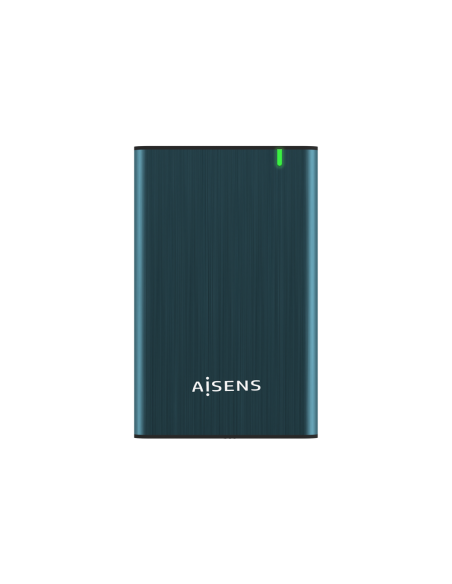 AISENS Caja Externa 2.5" ASE-2525PB 9.5 mm SATA A USB 3.0/USB 3.1 Gen1, Azul Pacifico