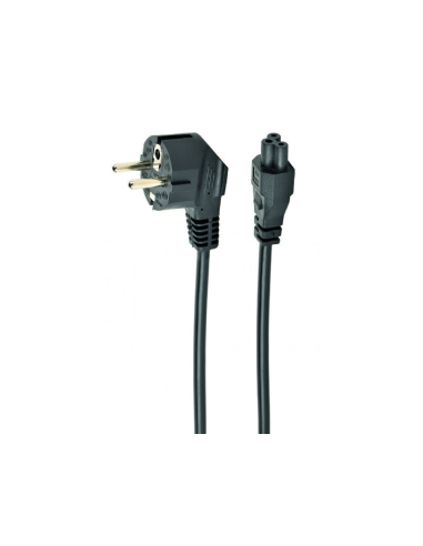 Gembird PC-186-ML12-0.5M cable de transmisión Negro 0,5 m CEE 7/7 C5 acoplador