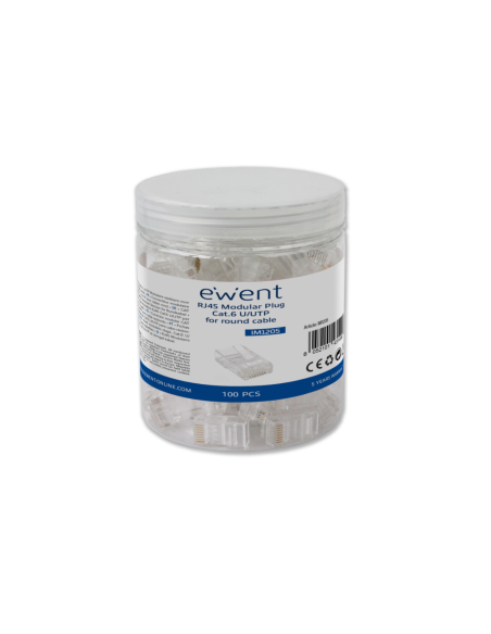 Ewent IM1205 conector RJ-45 Transparente