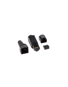 Lanberg PLU-6000TL conector RJ-45 Negro