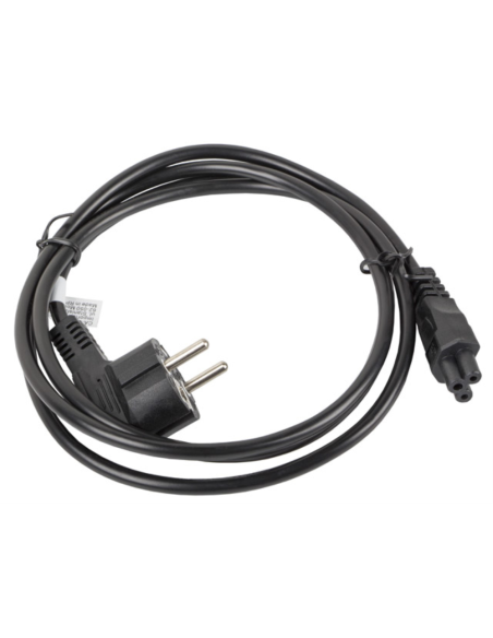 Lanberg CA-C5CA-11CC-0018-BK cable de transmisión Negro 1,8 m CEE7/7 C5 acoplador