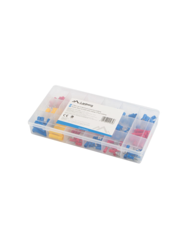 Lanberg CC01-BCC-IT175 conector Azul, Rojo, Amarillo