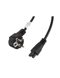 Lanberg CA-C5CA-11CC-003-BK cable de transmisión Negro 3 m C5 acoplador CEE7/7