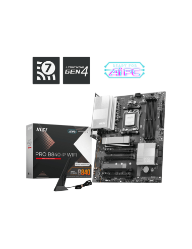 MSI PRO B840-P WIFI placa base AMD B840 Zócalo AM5 ATX