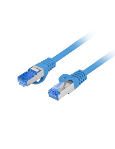 Lanberg PCF6A-10CC-0025-B cable de red Azul 0,25 m Cat6a S/FTP (S-STP)