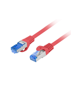 Lanberg PCF6A-10CC-0025-R cable de red Rojo 0,25 m Cat6a S/FTP (S-STP)