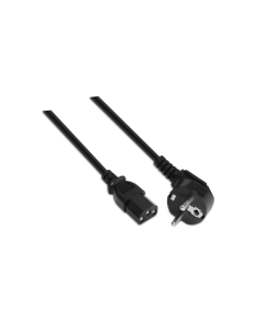 AISENS A132-0170 cable de transmisión Negro 10 m CEE7/7 C13 acoplador