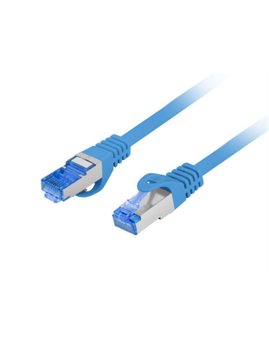 Lanberg PCF6A-10CC cable de red Azul 0,25 m Cat6a S/FTP (S-STP)