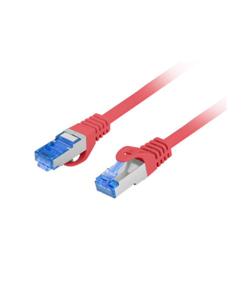 Lanberg PCF6A-10CC-0025-R cable de red Rojo 0,25 m Cat6a S/FTP (S-STP)